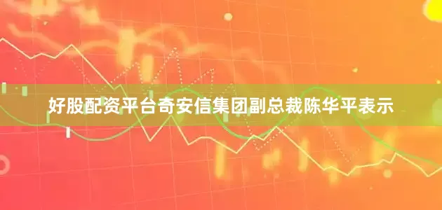 好股配资平台奇安信集团副总裁陈华平表示