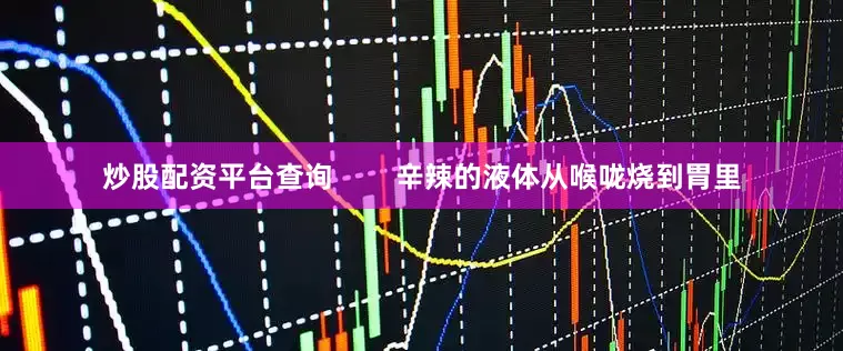炒股配资平台查询        辛辣的液体从喉咙烧到胃里